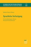 Cover: Sprachliche Verfestigung - Narr Francke Attempto