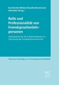 Cover: Rolle und Professionalit&auml;t von Fremdsprachenlehrpersonen - Narr Francke Attempto