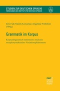 Cover: Grammatik im Korpus - Narr Francke Attempto