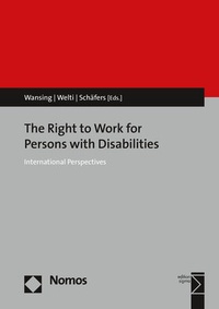 Abbildung von: The Right to Work for Persons with Disabilities - Nomos