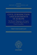 Cover: Civil Jurisdiction and Judgments in Europe - OUP eBook