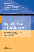 Cover: Big Data, Cloud and Applications - Springer