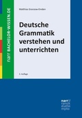 Cover: Deutsche Grammatik verstehen und unterrichten - Narr Francke Attempto