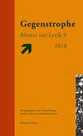 Cover: Gegenstrophe 9 2018 - Wehrhahn Verlag