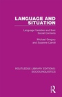 Cover: Language and Situation - Routledge