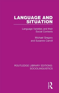 Abbildung von: Language and Situation - Routledge