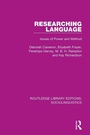 Cover: Researching Language - Routledge