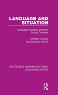 Cover: Language and Situation - Routledge