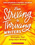 Cover: From Striving to Thriving Writers - Scholastic Professional