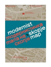 Abbildung von: Modernist Skopje Map - Blue Crow Media