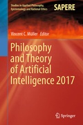 Cover: Philosophy and Theory of Artificial Intelligence 2017 - Springer
