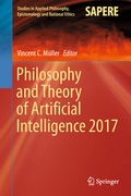 Cover: Philosophy and Theory of Artificial Intelligence 2017 - Springer