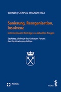 Cover: Sanierung, Reorganisation, Insolvenz - Facultas