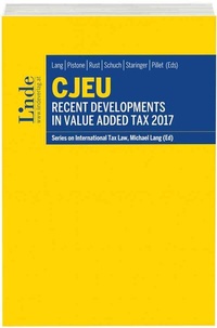 Abbildung von: CJEU - Recent Developments in Value Added Tax 2017 - Linde