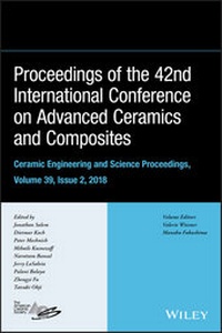 Enlarge image Cover: Proceedings of the 42nd International Conference on Advanced Ceramics and Composites, Volume 39, Issue 2 - Wiley