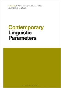 Enlarge image Cover: Contemporary Linguistic Parameters - Bloomsbury Academic