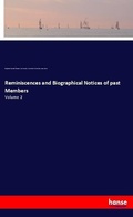 Cover: Reminiscences and Biographical Notices of past Members - Hansebooks