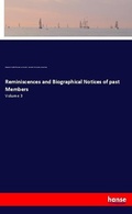 Cover: Reminiscences and Biographical Notices of past Members - Hansebooks