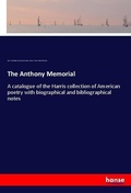 Cover: The Anthony Memorial - Hansebooks