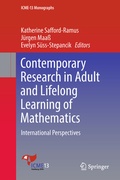 Cover: Contemporary Research in Adult and Lifelong Learning of Mathematics - Springer