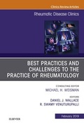 Cover: Best Practices and Challenges to the Practice of Rheumatology, An Issue of Rheumatic Disease Clinics of North America, Ebook - Elsevier