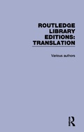 Cover: Routledge Library Editions: Translation - Routledge