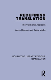 Abbildung von: Redefining Translation - Routledge