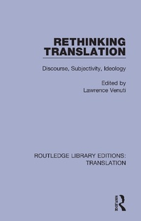 Abbildung von: Rethinking Translation - Routledge