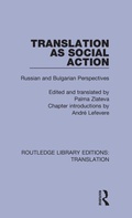 Cover: Translation as Social Action - Routledge