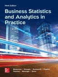Cover: Loose Leaf for Business Statistics in Practice - McGraw-Hill Education