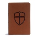 Cover: CSB Defend Your Faith Bible, Walnut LeatherTouch - LifeWay Christian Resources