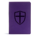 Cover: CSB Defend Your Faith Bible, Plum LeatherTouch - LifeWay Christian Resources