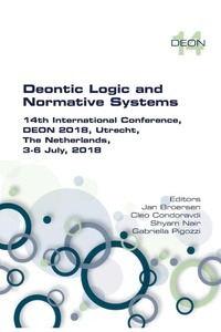 Enlarge image Cover: Deontic Logic and Normative Systems - College Publications