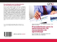 Abbildung von: Procedimiento para la determinacion de necesidades de aprendizaje - Editorial Academica Espanola