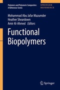 Cover: Functional Biopolymers - Springer