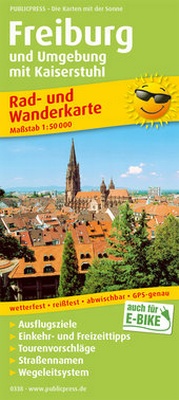 Abbildung von: Freiburg und Umgebung mit Kaiserstuhl - Freytag-Berndt und ARTARIA