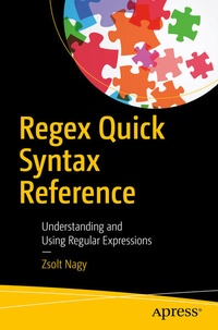 Enlarge image Cover: Regex Quick Syntax Reference - APress