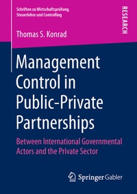 Abbildung von: Management Control in Public-Private Partnerships - Springer Gabler