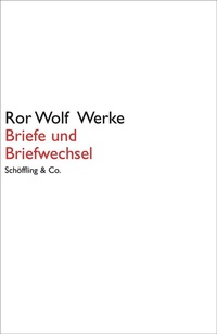 Enlarge image Cover: Briefe und Briefwechsel - Schöffling
