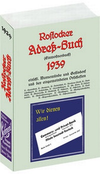 Enlarge image Cover: ROSTOCKER ADRESSBUCH 1939 - Verlag Rockstuhl