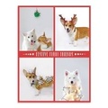 Cover: Festive Furry Friends Deluxe Notecard Collection - Mudpuppy Press