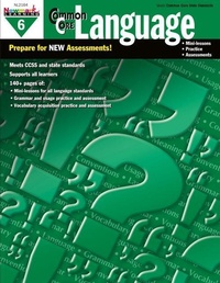 Enlarge image Cover: Common Core Practice Language Grade 6 - Newmark Learning