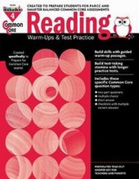 Enlarge image Cover: Common Core Reading: Warm-Ups and Test Practice Grade 4 Teacher Resource - Newmark Learning