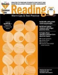 Enlarge image Cover: Common Core Reading: Warm-Ups and Test Practice Grade 3 Teacher Resource - Newmark Learning
