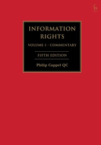 Abbildung von: Information Rights - Hart Publishing