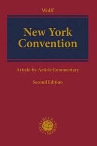 Abbildung von: New York Convention - Beck/Hart Publishing