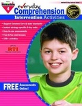 Cover: Everyday Comprehension Intervention Activities Grade 4 Book Teacher Resource - Newmark Learning