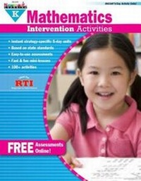 Enlarge image Cover: Mathematics Intervention Activities Grade K Book Teacher Resource - Newmark Learning