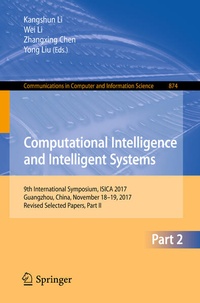 Enlarge image Cover: Computational Intelligence and Intelligent Systems - Springer
