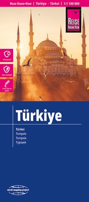 Abbildung von: Reise Know-How Landkarte Türkei / Türkiye (1:1.100.000) - Reise Know-How Verlag Peter Rump GmbH